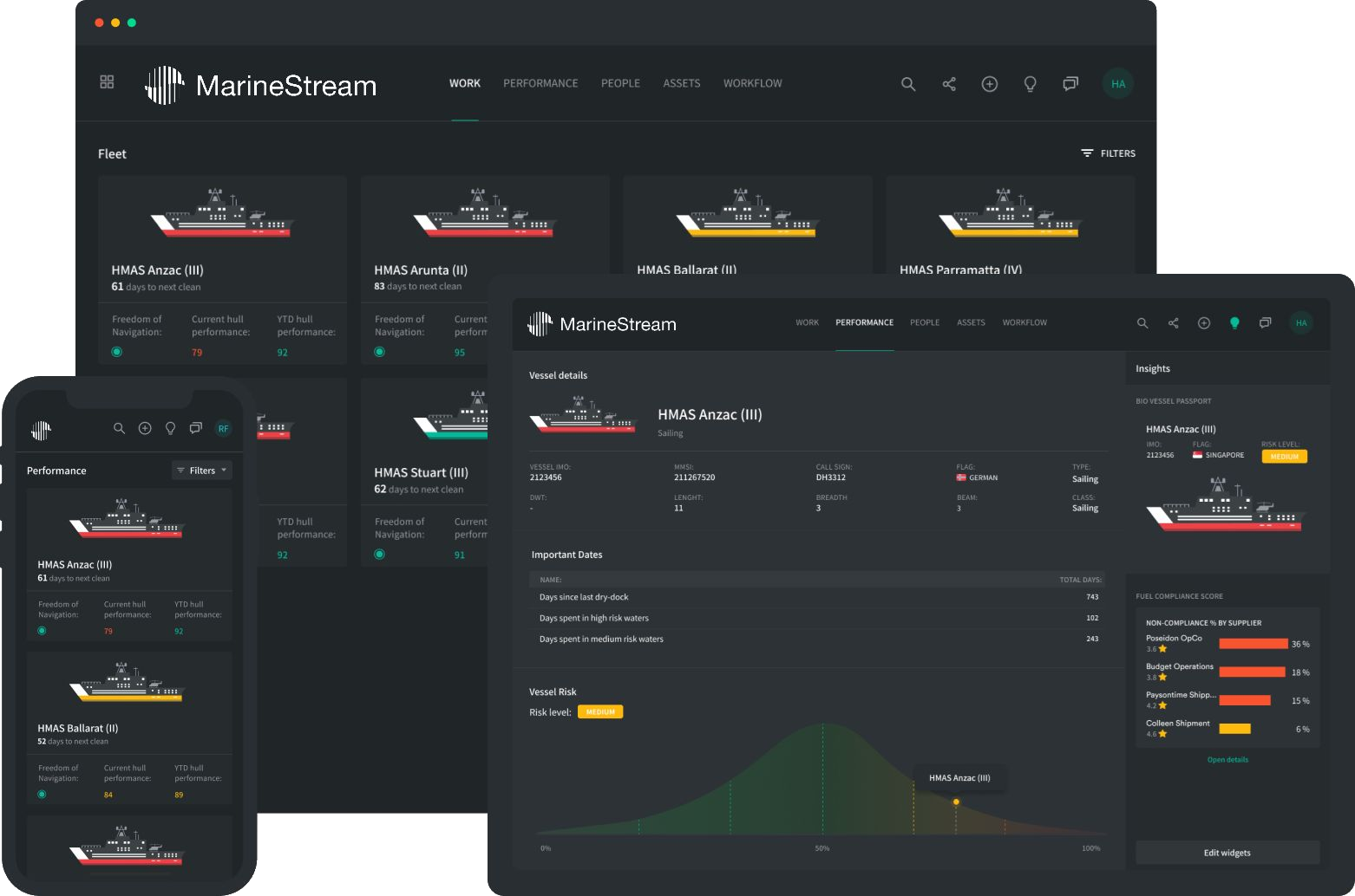 MarineStream Dashboard Preview